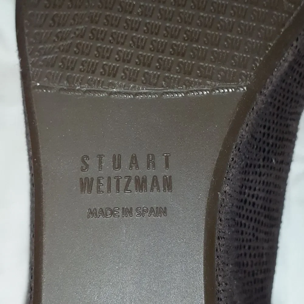 Stuart‎ Weitzman Brown Wedge Heels 8N - Picture 7 of 8